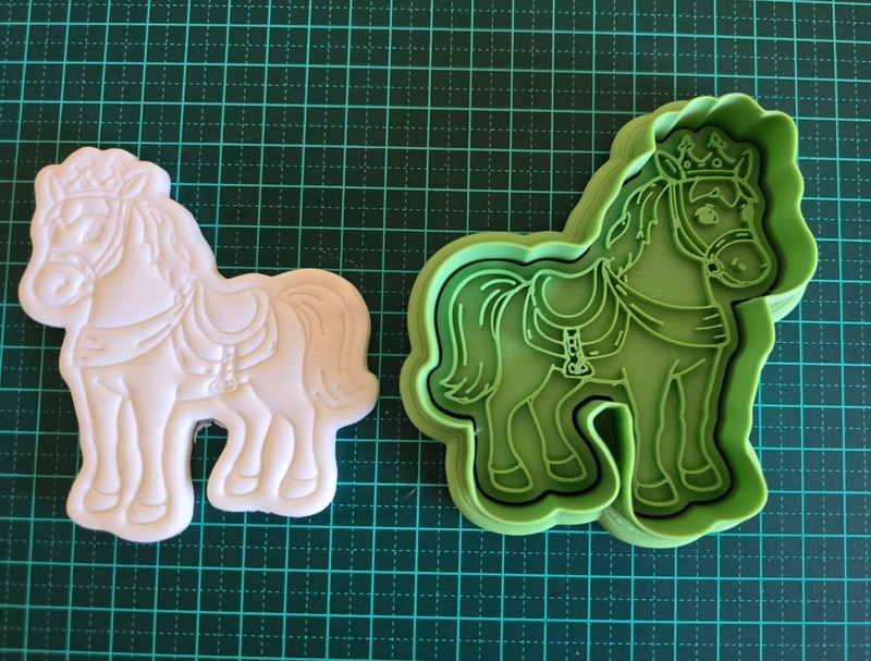 Prince 3D Printed Stamp And Cutter Set for cookies or playdoh gallery