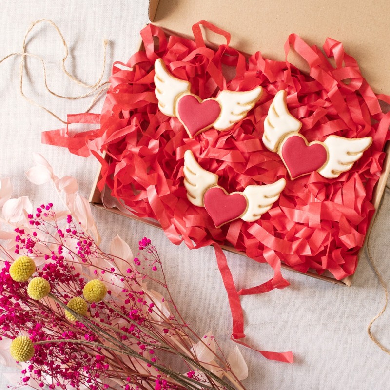 Angel & Devil Heart Wings Cookie Cutters - wedding valentines day gothic love gallery