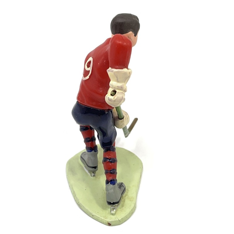 Vintage 1971 Wilton Chicago Hockey Player Figure Cake Topper 4" gallery