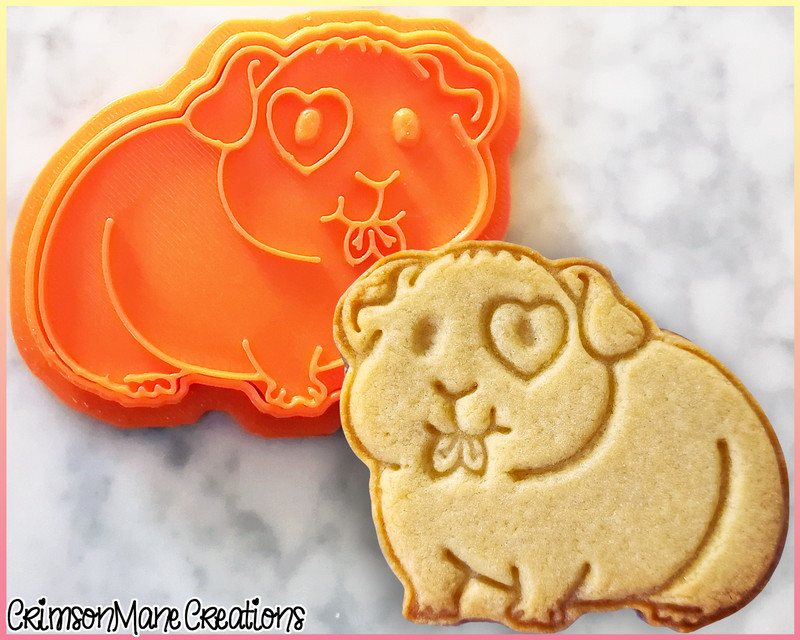 Guinea Pig Cookie Cutter Cute Cavy Pet Fondant Tool Baking Supply Stamp Ceramic gallery