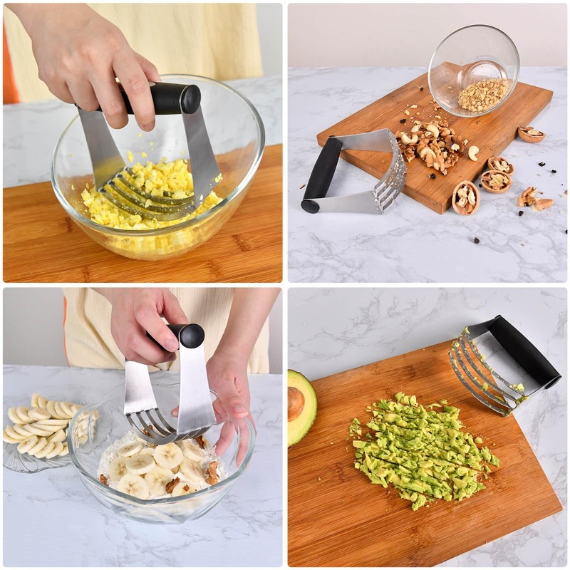 Biscuit Cutter,Pastry Cutter, Bench Scraper, Silicone Pastry Dough Baking Mat... gallery