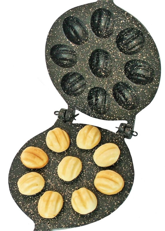 Walnut Cookie Mold Maker Non-Stick Granite Oreshki Mold Nut Cookies Baker Tool