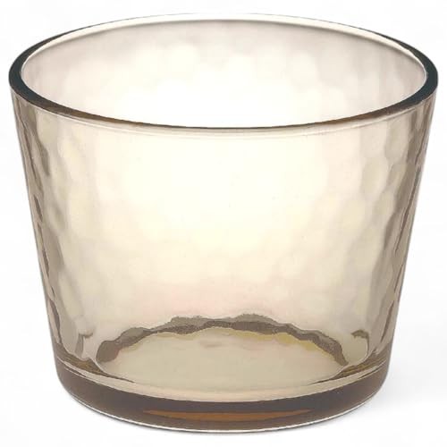 Takumifu Select 3-Piece Soba Choko (Soba Sake Cup) Soup Bowl Amber φ85 x H66mm