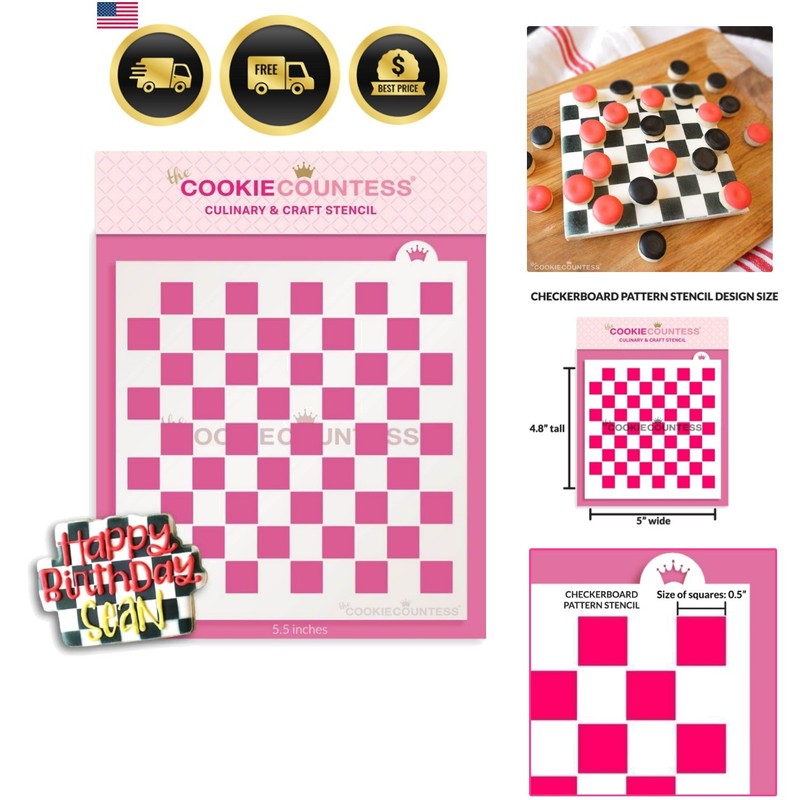 Checkerboard Pattern Stencil