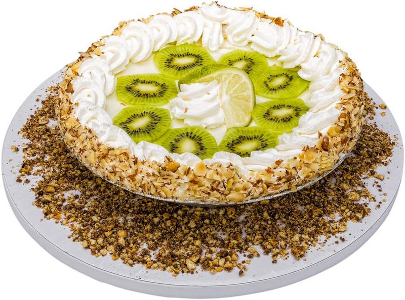 Elegant 12" White Cake Boards - 12 Pack Grease-Resistant Pastry Tek Drums gallery