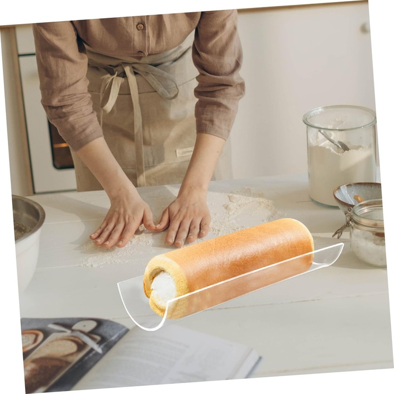 U-Shaped Acrylic Cake Roll Setter Mold 11.8 Inch Baking Tool for Swiss Roll a... gallery
