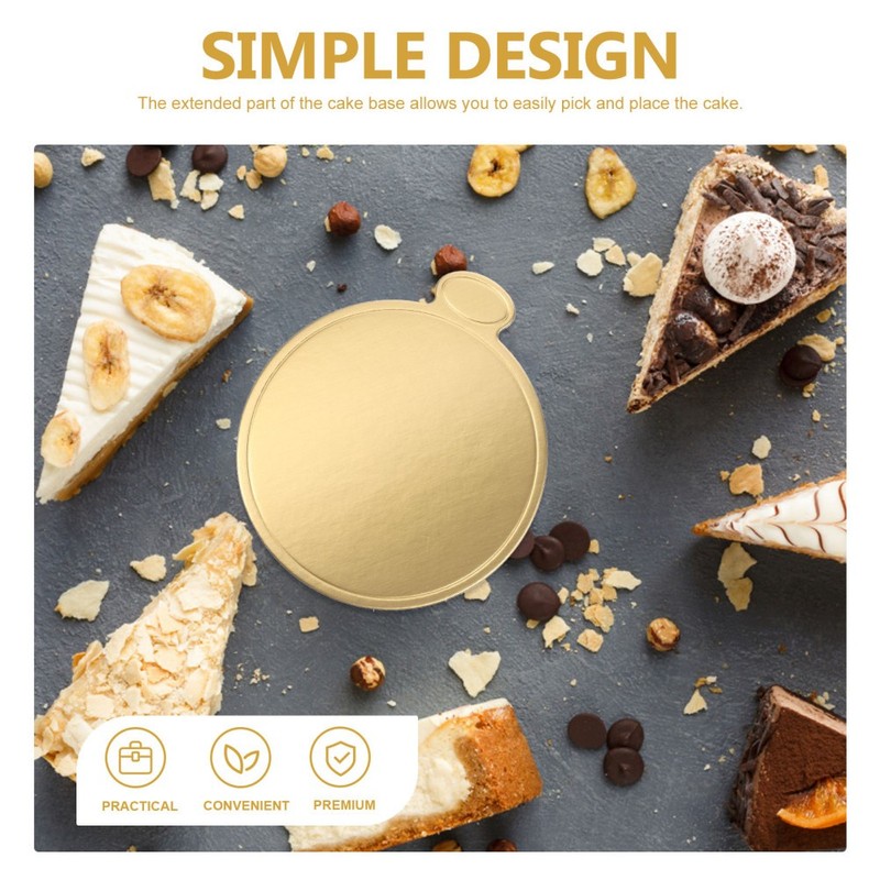 100 Sheets Mini Cake Boards Paper Cake Boards cake cardboard trays gallery
