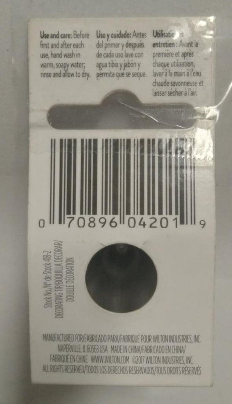 Wilton Piping Tips Round Tip #2 Stainless Steel Stock # 418-2 Reusable gallery