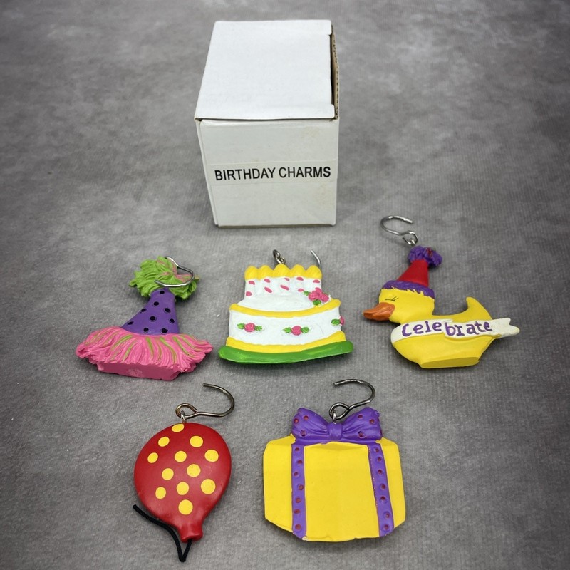 Whimsy Quacker Factory Celebrate Every Day Cake Plate Seasonal Holiday Charms gallery