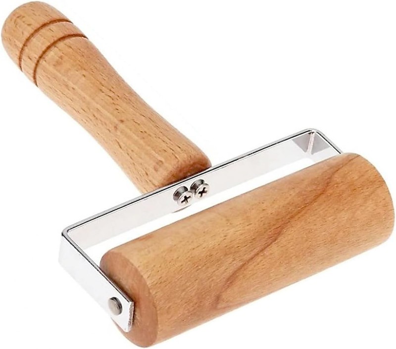 Small Rolling Pin Wooden Dough Roller Non-Stick Pizza Roller T Type Rolling Pins