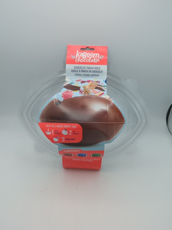 KaBoom Chocolaka Football Chocolate Piñata Mold Reusable Makes 1 Piñata NEW gallery