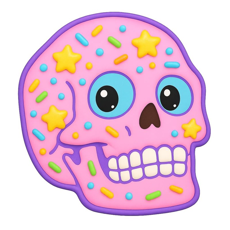 Mighty Gadget Human Skull Cookie Cutter, 4.25x3.91" - Ideal for Halloween and An gallery