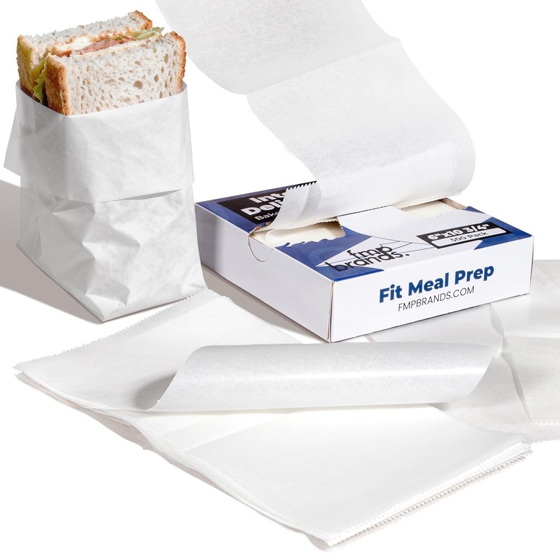 500 Pa 6 x 10.75 Inches Deli Wax Paper Sheets, Interfolded