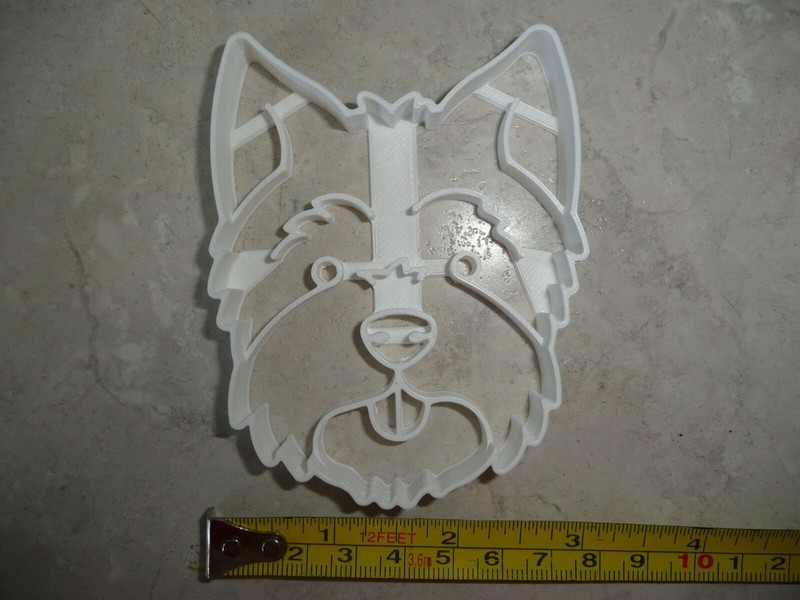 WESTIE DOG FACE DETAILED WEST HIGHLAND WHITE TERRIER COOKIE CUTTER USA PR3840 gallery