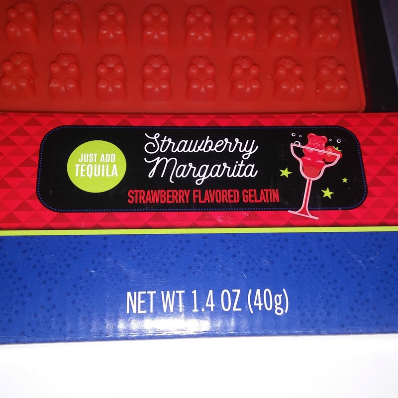 Boozy Bears Gummy Bear Maker Mold and Dropper Just Add Alcohol Strawberry New gallery