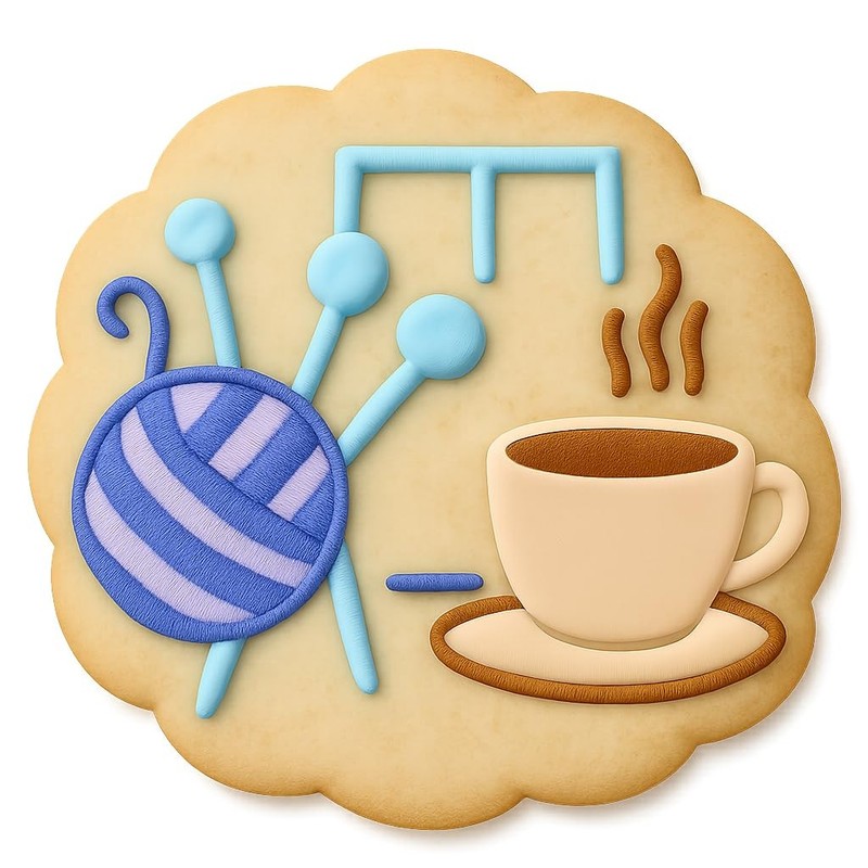 Afternoon Craft Circle Cookie Cutter & Stamp, Fondant & Clay - 4x3.6 gallery
