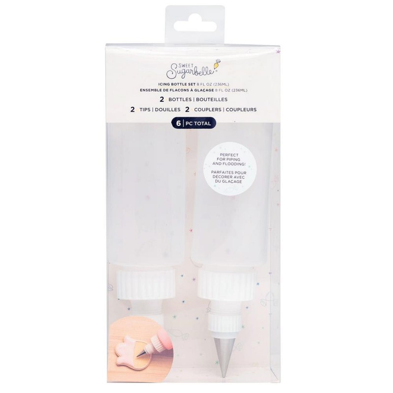 Sweet Sugarbelle Icing Bottle 8oz 2/Pkg Product SB343920 Glue Bottle