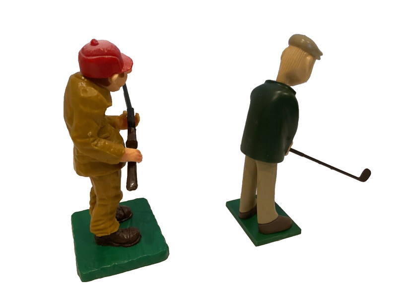 VTG FATHER-IN LAW CAKE TOPPER SHOTGUN WEDDING & GOLFER WILTON 1978 NIP gallery