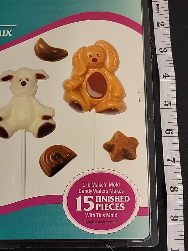 Make N Mold Dog Bear Lamb Birthday Baby Shower Animals Lollipop Chocolate Candy gallery