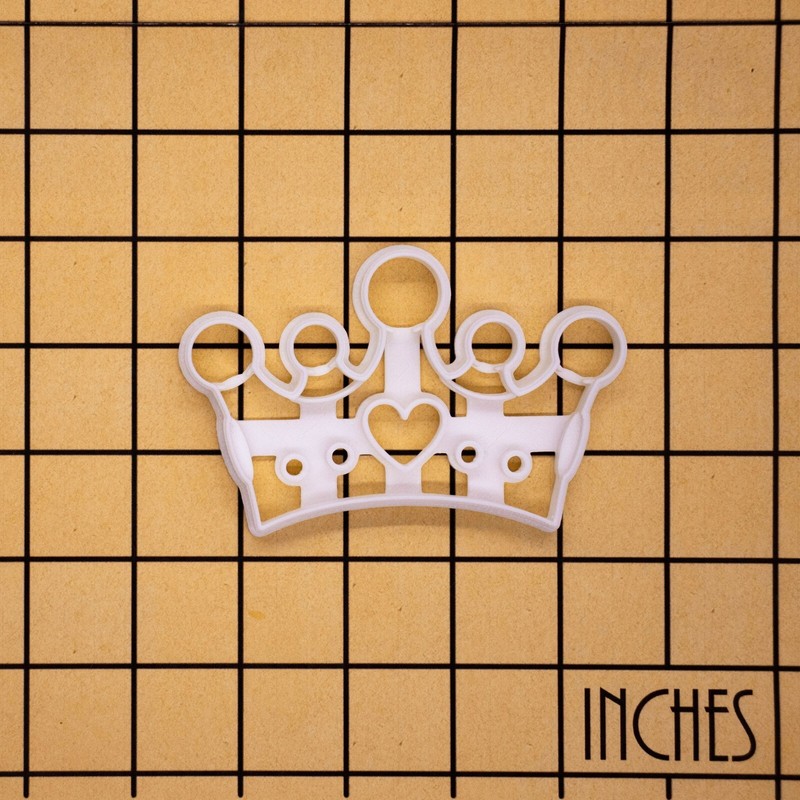 Princess Crown Cookie Cutter - prom tiara ballroom Rapunzel fairy tale royal gallery