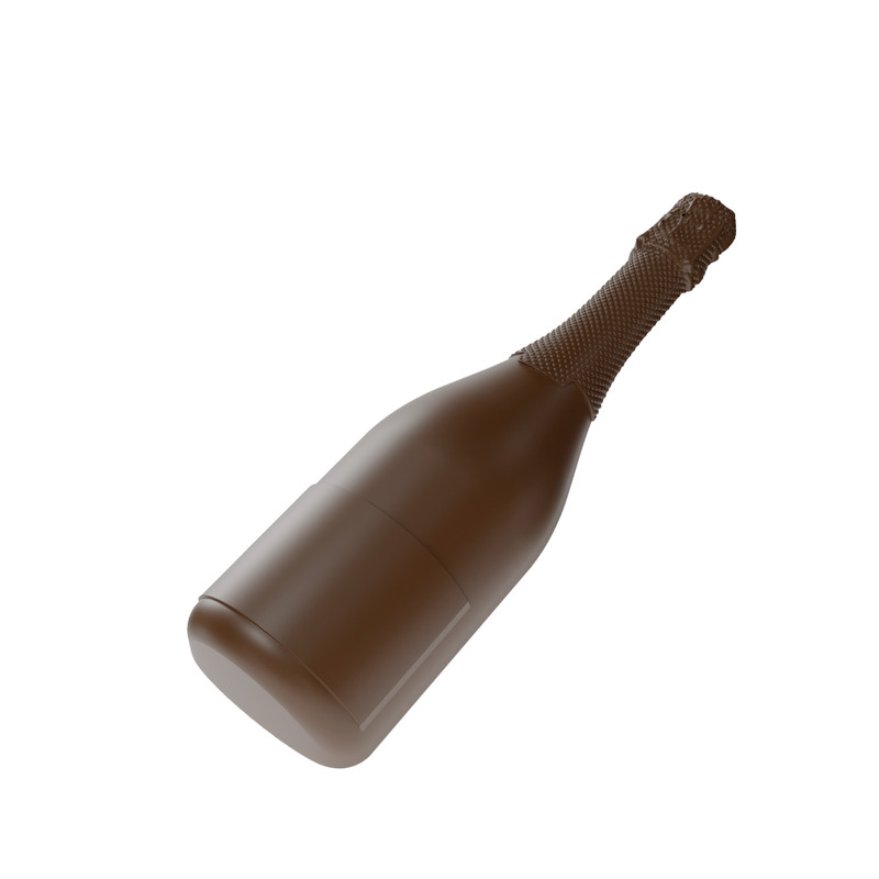 Mold for chocolate "Champagne bottle 30cm" orirginal size plastic molds for conf gallery