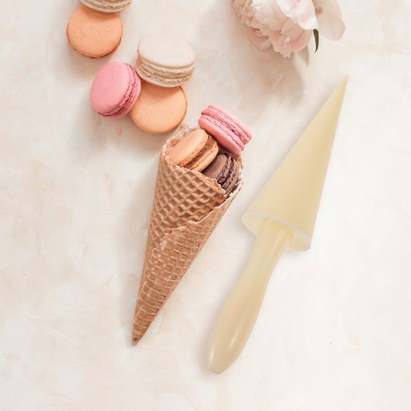 Ice Cream Cone Roller Mould Moulds Molds Form Making Waffle Cones