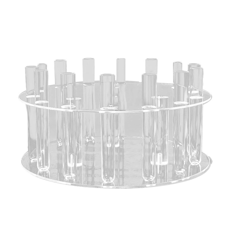 Acrylic Display Board for Cake Stands Refillable Round Floral Base 30x15cm
