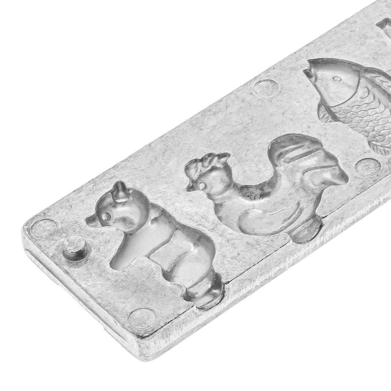 AUTHENTIC SOVIET CAST IRON LOLLIPOP MOLD FEATURING DETAILED ANIMAL SHAPES gallery