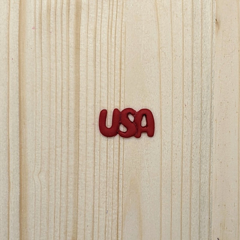 USA Bubble Letters Cutter for Cookies, Clay, Ceramics, Fondant, and More gallery