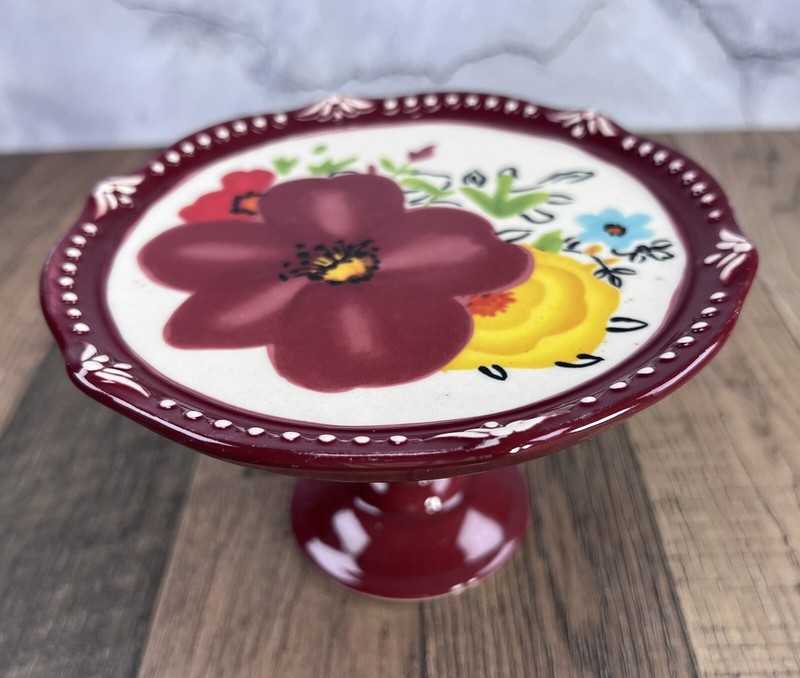 New Pioneer Woman Alex Marie Mini Cake Cupcake Stand HTF