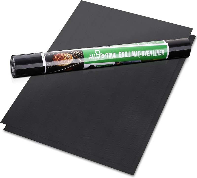 Oven Liners for Bottom of Oven, Mat, 15.75″ X 23.62″, 2 Package, Black