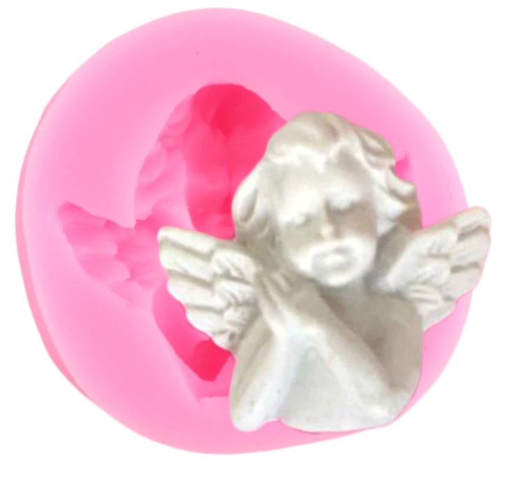 Angel Cupid Valentines Silicone Mold Fondant Chocolate Cake Decor Resin Charm gallery