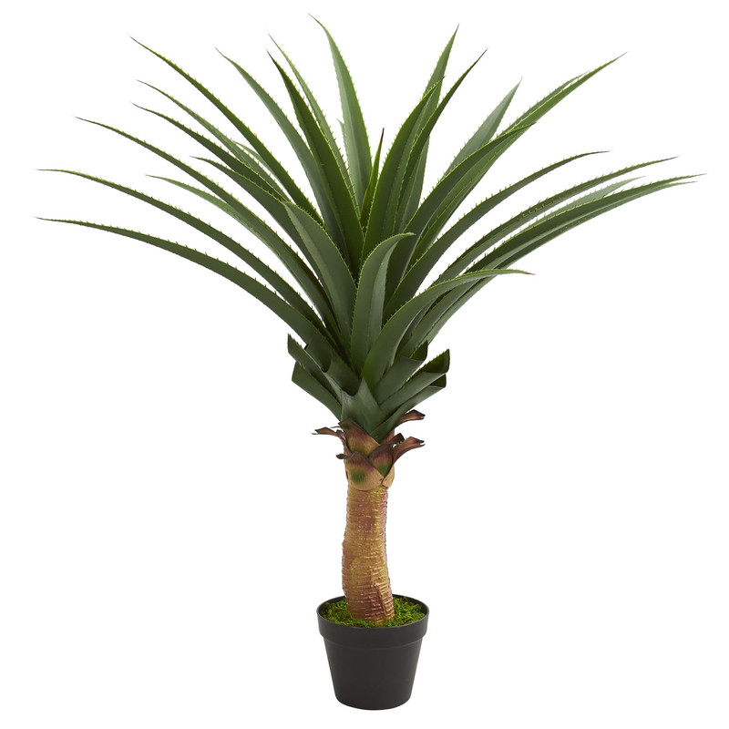 Nearly Natural 3.5 Agave Artificial Plant Green