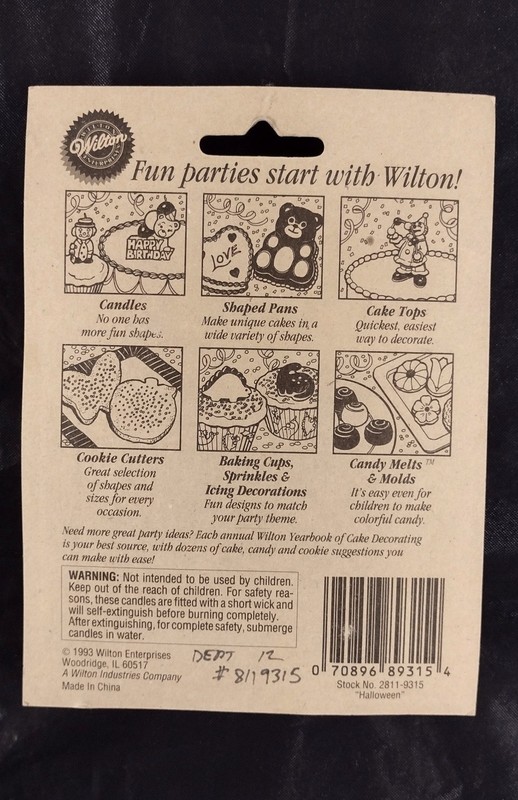 Wilton Graduation & Halloween Candle Sets ~ you choose gallery