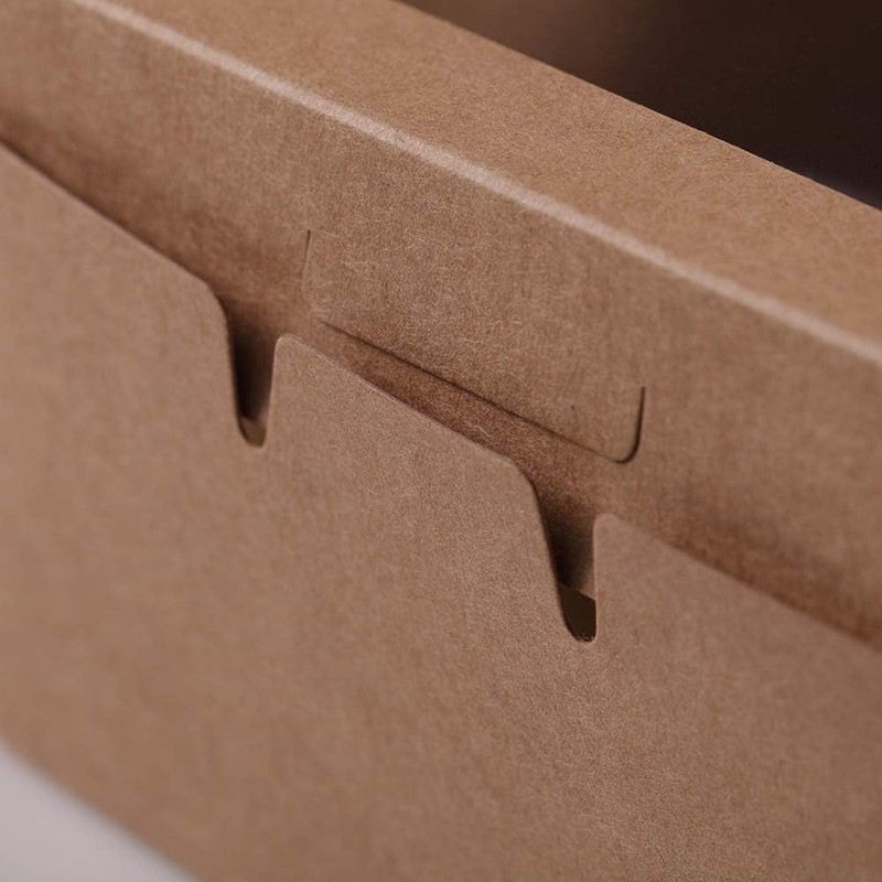 Bubbley Kraft Paper Bakery Boxes - 25-Pack Single Pastry Box 4-Inch, Packaging gallery