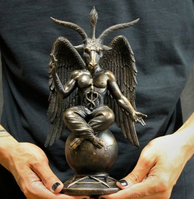 10 in Baphomet Resin,hard plaster, beeswax candle mold gallery