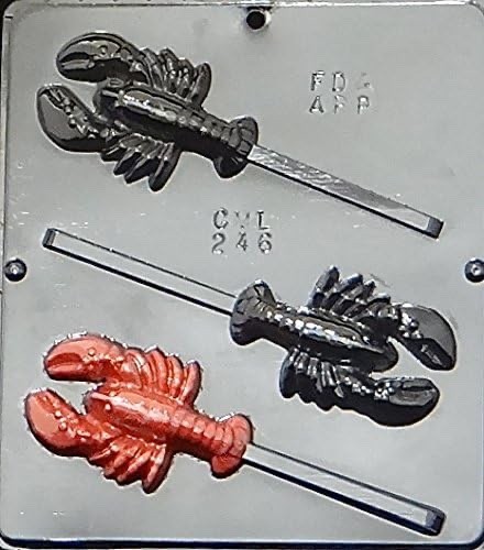 Lobster Lollipop Chocolate Candy Mold 246 NEW gallery