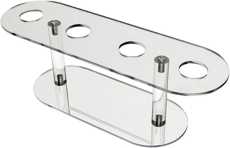 Ice Cream Cone Holder 4 Holes Transparent Acrylic Cupcake Cake Stand Reusable gallery