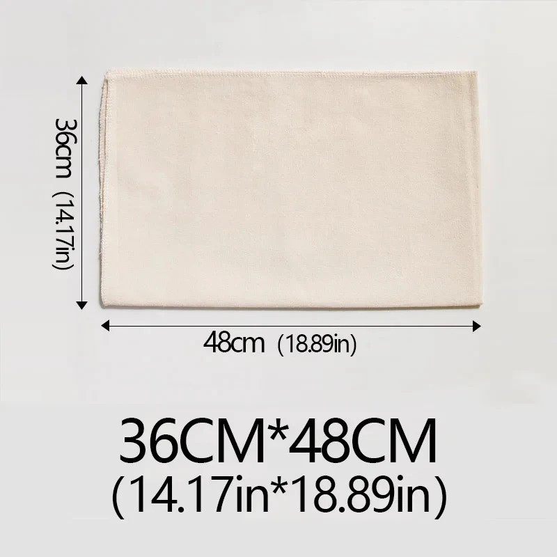 Linen Dough Couche Baker Proofing Cloth French Bread Baguette Fermented Mat Tool