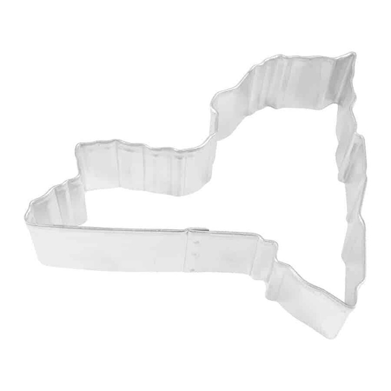 New York State 3.25'' Cookie Cutter Metal College Football Birthday Party Gradua