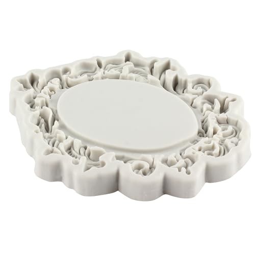 Baroque Photo Frame Fondant Molds Picture Frames Silicone Mold Vintage Style A gallery