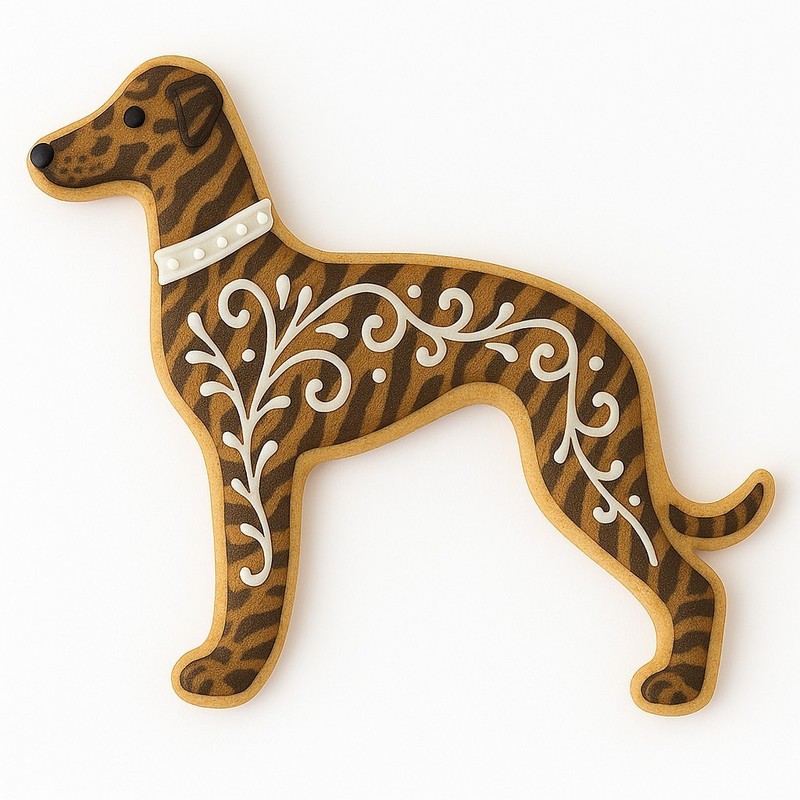 Greyhound Dog 4.5'' Cookie Cutter Metal Pet Animal Shelter Treats gallery