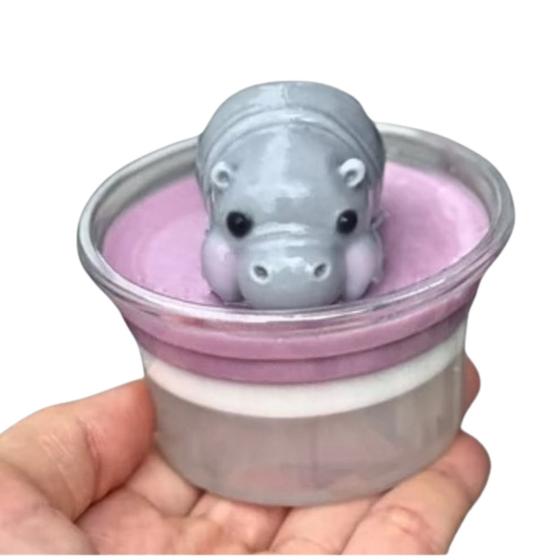 Mold Silicone Moo Deng Hippo Making MOO-DENG Jelly Dessert Party New Year Set 5 gallery