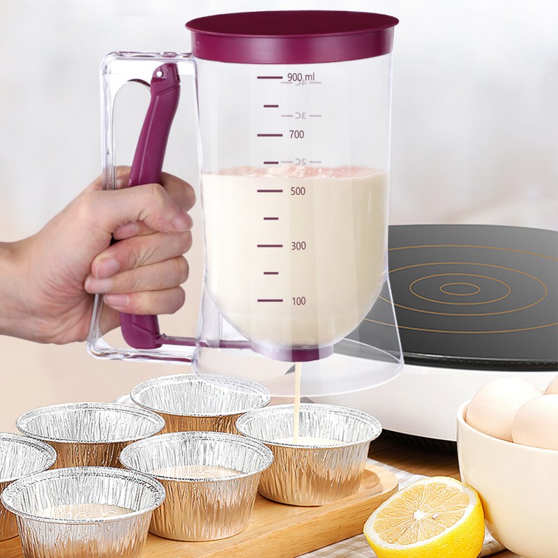 Pancake Dropper Mixer Dispenser Separator Cake Dispenser Cupcake Funnel gallery