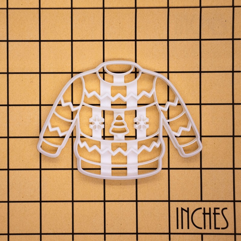 Christmas Jumper Cookie Cutter - Xmas party winter festive ugly sweater pullover gallery