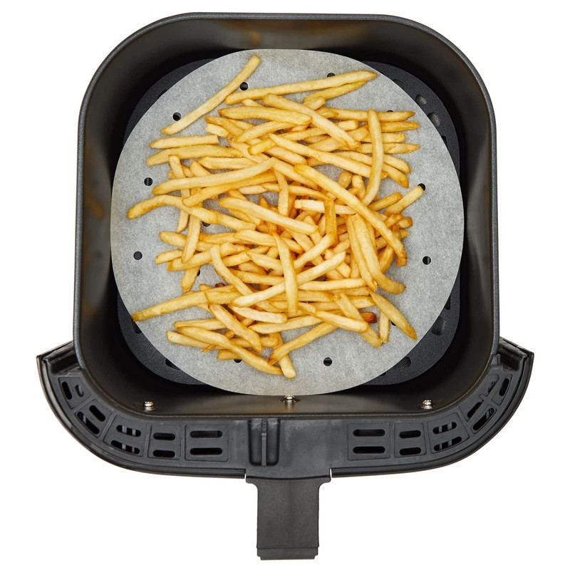 Juvale Air Fryer Liners Disposable - 8-Inch White, 8 inches, 8 Inch gallery