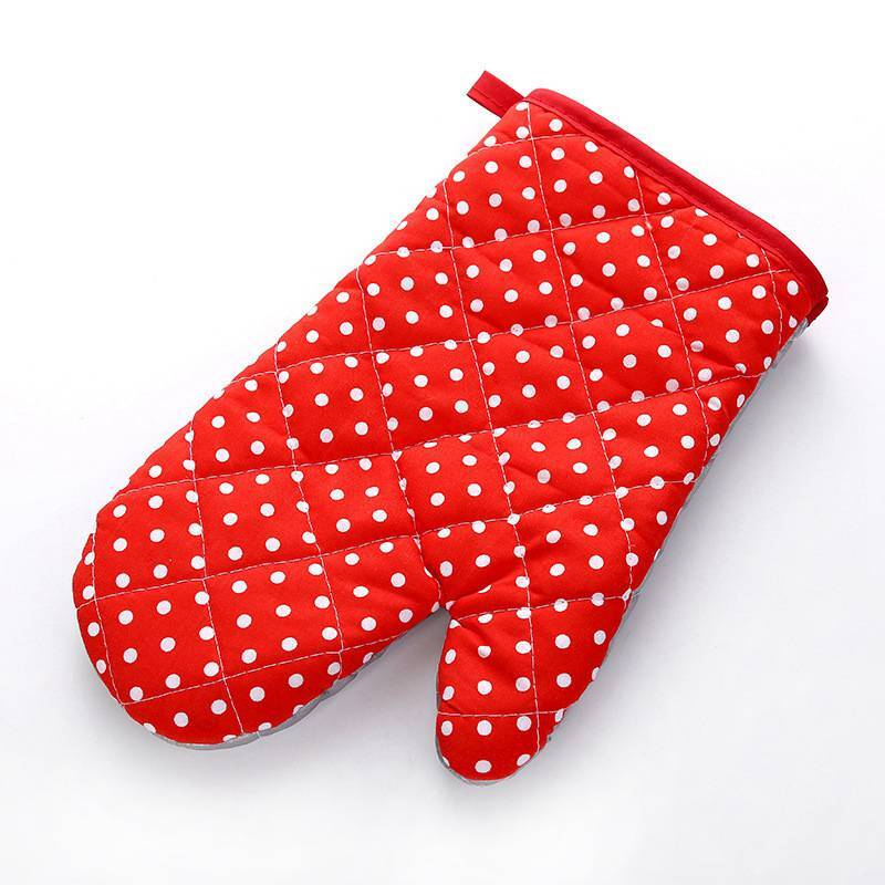 Oven Mitt Heat Resistant Glove Cotton Microwave Oven Glove Non-slip Terylene gallery