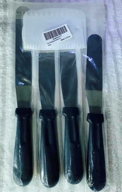 Dessert Tools - Cake Icing Spatula Set of 4 and Cake Smoother Scraper Set of 3  gallery