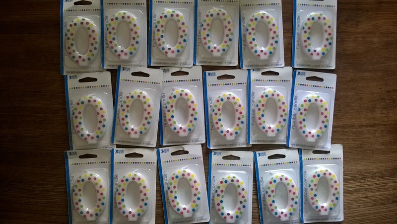 Celebrate Childrens Birthday Cake Wax Candles 63 Assorted Numbers Mostly Zeros gallery