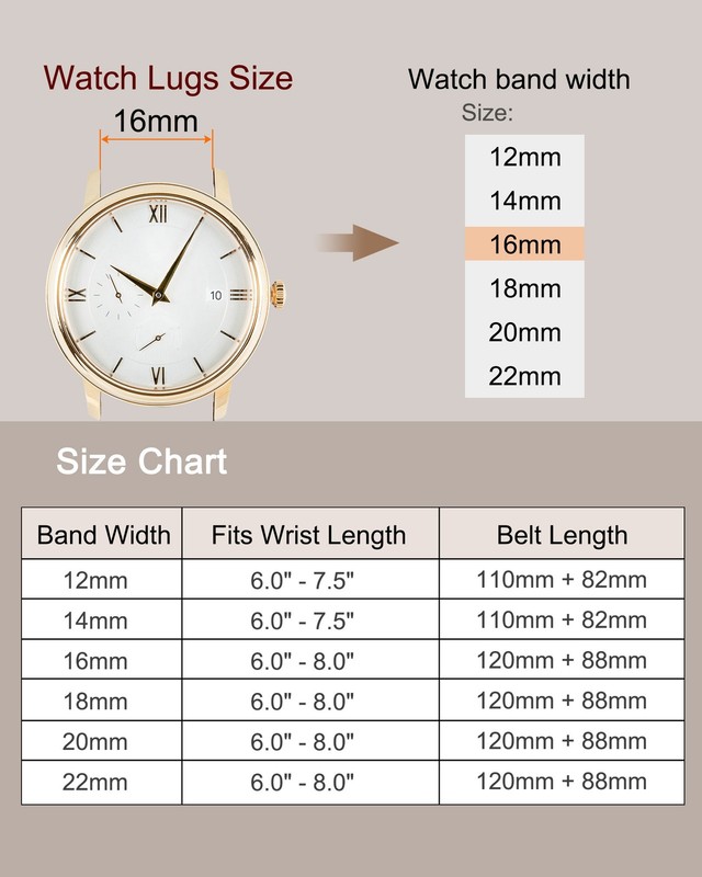 Genuine Brown Leather Strap 12mm Width, with Gold Tone Buckle gallery